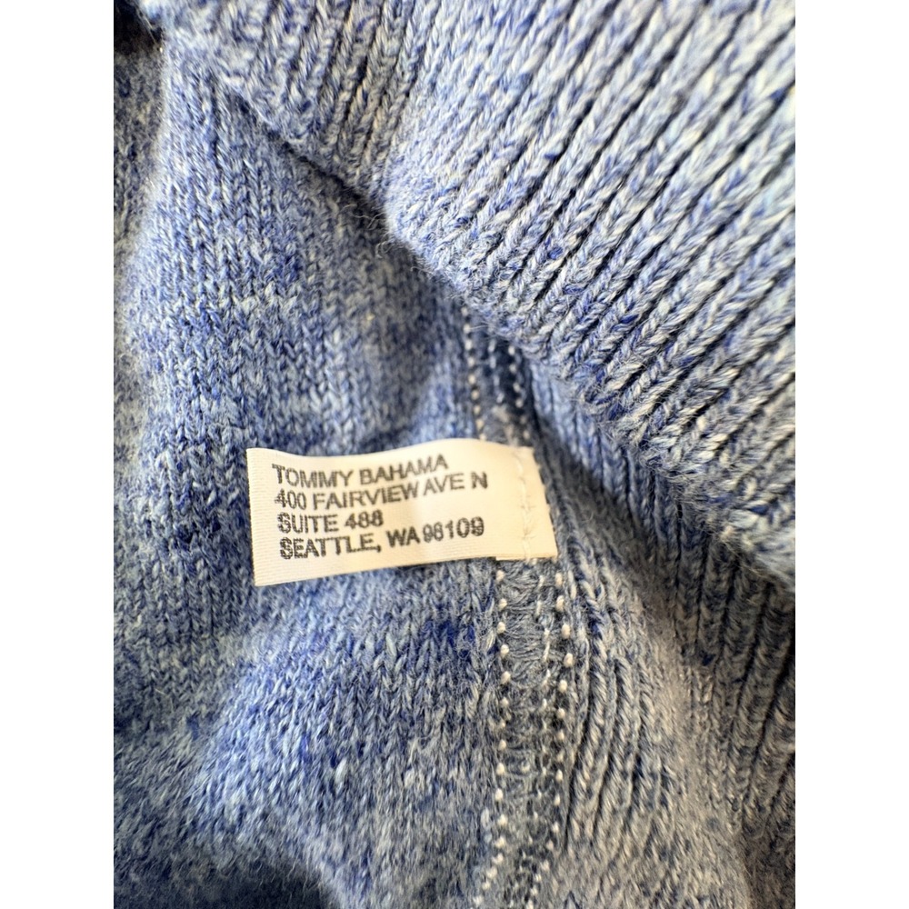 Tommy Bahama Reversible Sweatshirt Men's Extra Large XL Gray Knit Pullover - Picture 10 of 10
